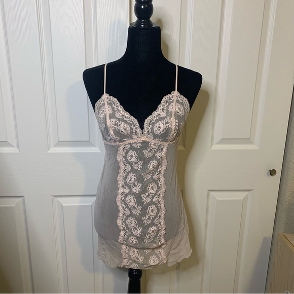 Dkny Other - Light Pink DKNY Lace Detail Chemise Dress